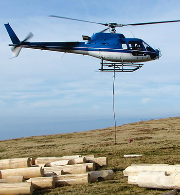 Columbus Helicopter Log Lift